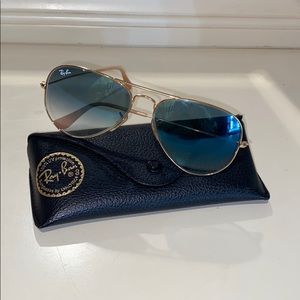 Blue Tint Ray Bans Sunglasses